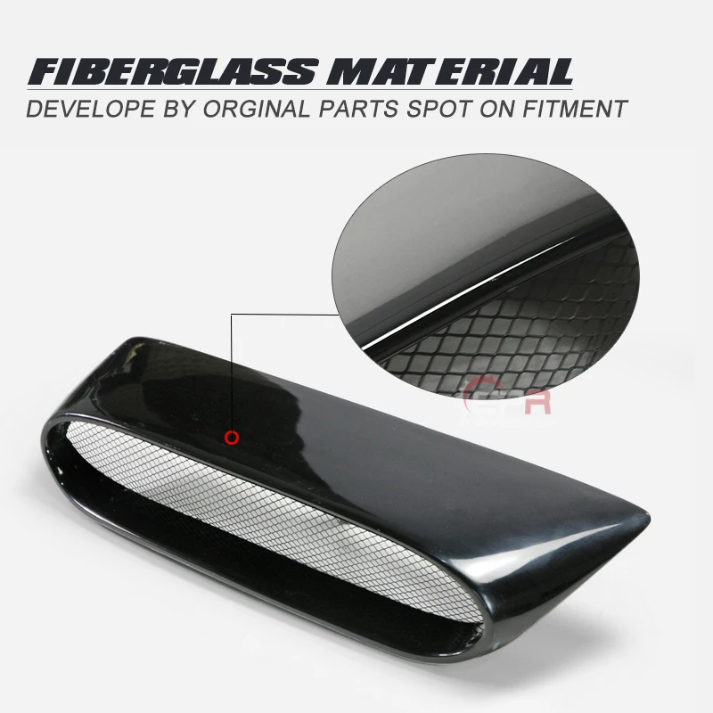 

FRP Cold Air Intake Vents For Mazda 3 MPS 3Dr 5Dr(2014-2018) Hatch ZR Style Large Hood Scoop Body Kits Trim For Mazda3 Racing