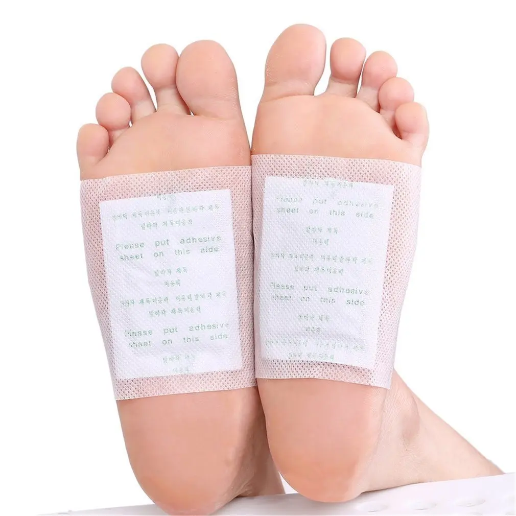 

10pcs Adhesives Detox Foot Patches Natural plant quintessence kits Improve Sleep Beauty Slimming Feet Patch Pads Health Care