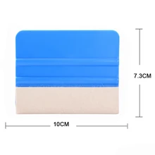 EHDIS Carbon Fiber Vinyl Squeegee Wool Felt Car Wrapping Plastic Scraper Window Water Blade Vehicle Tint Tools Glass Cleaning
