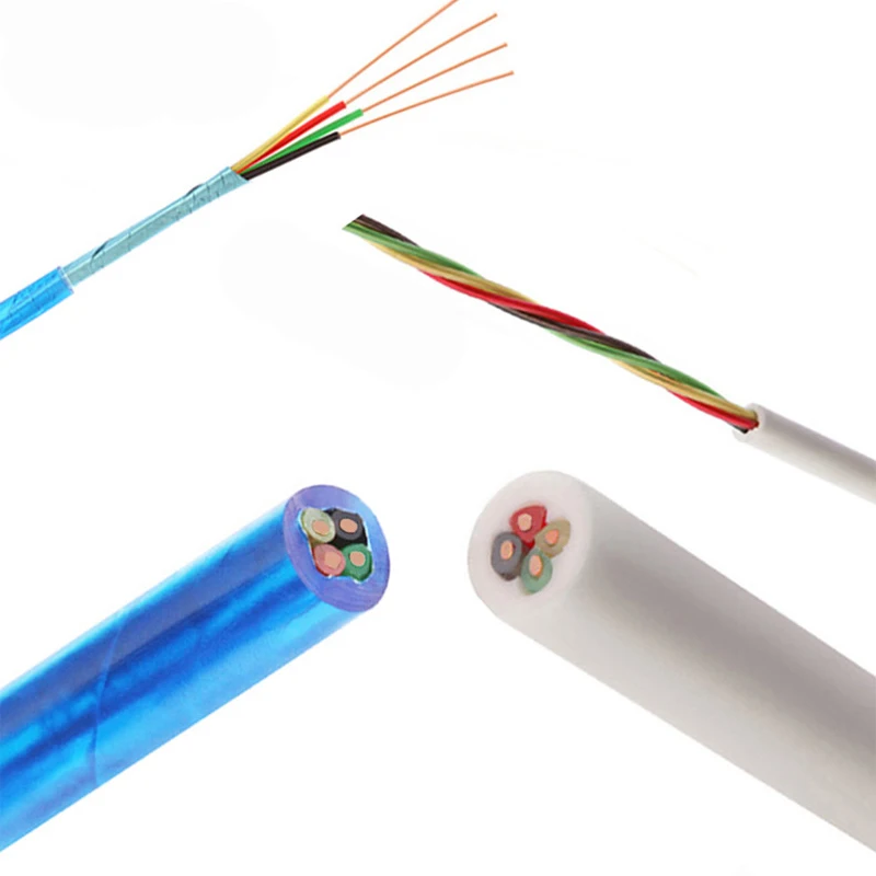 6P4C RJ11 طويل نوع النحاس سلك ADSL مودم الهاتف حجم كابل الهاتف موصل 1-80 متر
