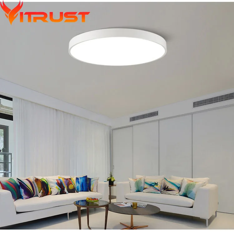 Moderna lámpara de techo LED Lustre de plafond dormitorio habitación blanco negro Iluminación lamparas de techo de luminarias