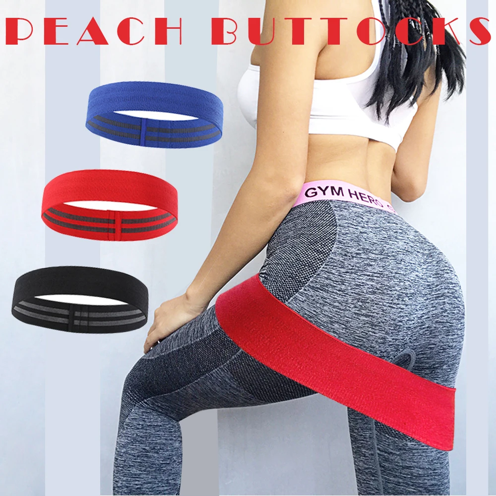 Us 6 89 25 Off Fitness Resistance Band For Legs And Butt Workout Gym Strength Training Elastic Exercise Band Equipment For Squats Home Expander In