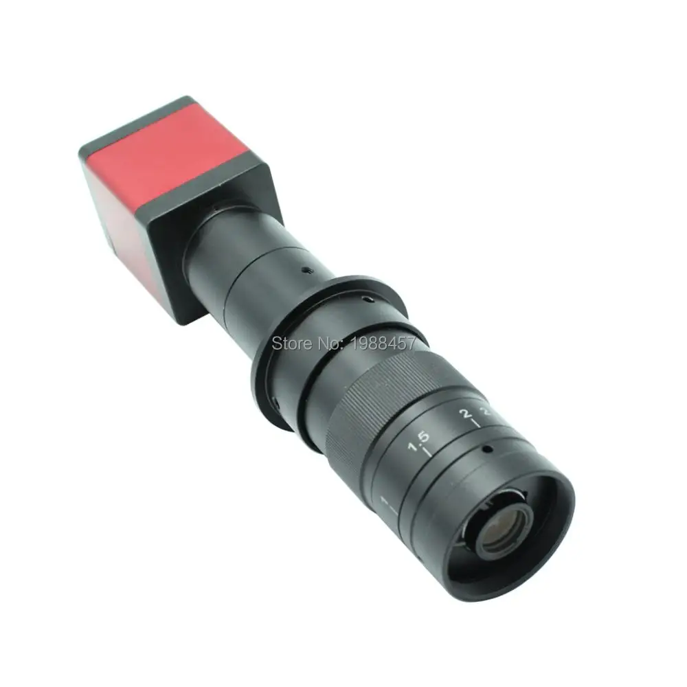

Free Shipping HD 1.3MP 3 in1 Digita Industrial Microscope Camera VGA outputs Standard C-mount+ 10X-180X C-MOUNT Zoom Lens