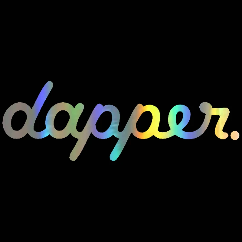 Car Sticker Vinyl 4013cm Dapper Banner Sticker On Car Jdm Style Reflective Stickers and Decals Funnny Car Styling 3D (4)