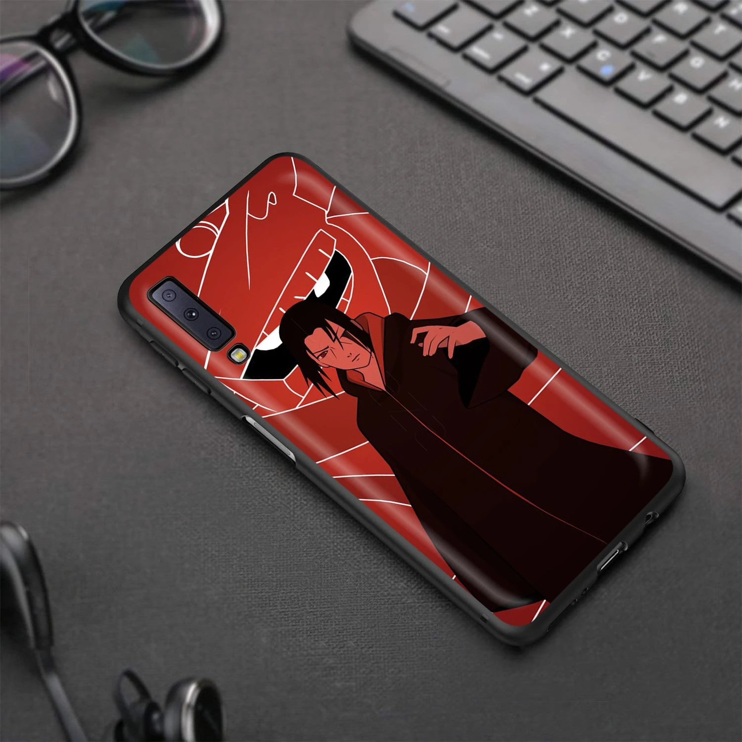 Чехол Naruto Itachi Uchiha для Samsung Galaxy J6 A9 A8 A7 A70 A6 A5 A50 A40 A30 A3 A10 A51 A71 A81 A91 2018|Бамперы| |