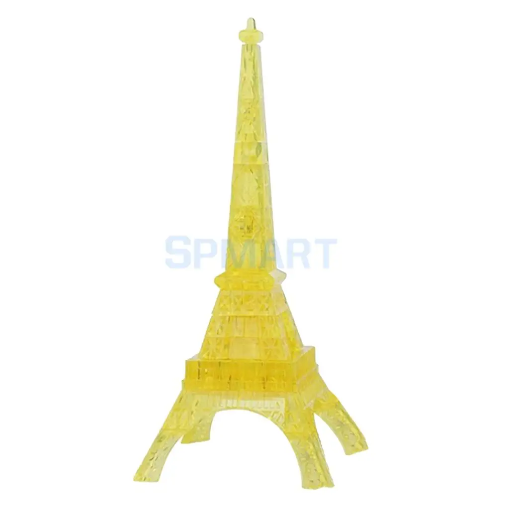 DIY 3D Crystal Puzzles Jigsaw Puzzles Tower/ Dolphin/ High Heel Shoes Model