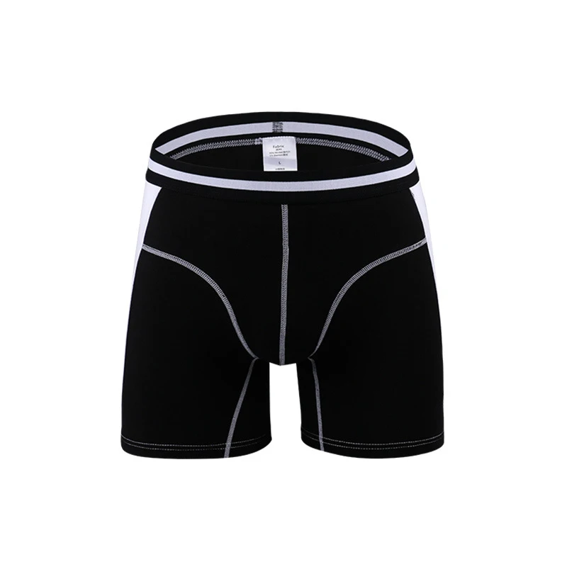 Новые мужские боксеры нижнее белье сексуальные длинные трусы Cueca Masculina u образный