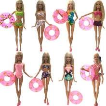 Cheap NK Doll Swimwear Beach Bathing Clothes Swimsuit+Slippers+ Swimming Buoy Lifebelt Ring For Barbie Doll Best Girl' Gift 007I Cheap NK Doll Swimwear Beach Bathing Clothes Swimsuit+Slippers+ Swimming Buoy Lifebelt Ring For Barbie Doll Best Girl' Gift 007I