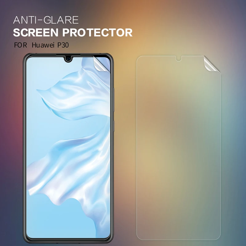 

2pcs/lot Screen Protector For Huawei P30 NILLKIN Anti-Glare Matte protective film For Huawei P30 with retailed package