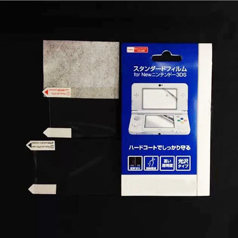 2в1 Верхняя Нижняя HD Прозрачная защитная пленка для nintendo New 3DS прозрачный ЖК-Дисплей Защитная пленка для экрана