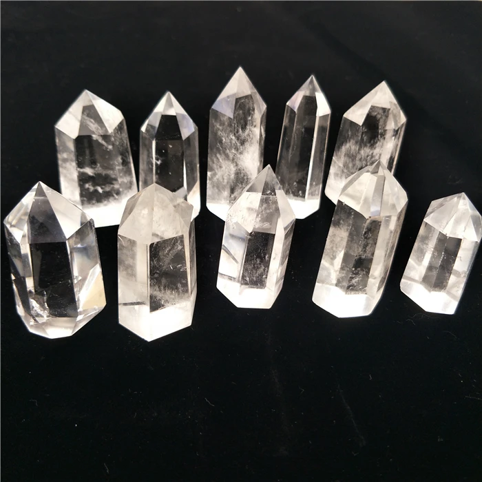 Beautiful Natural 100MM Clear Crystal Quartz Stone Healing Charged Metaphysical Power Energy Angle Healing /& Feng Shui