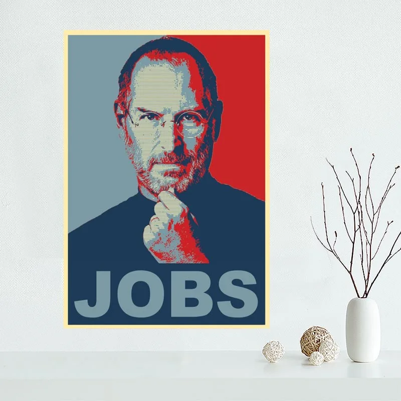 Custom Steve Jobs canvas poster Home Decoration Wall Art New arrival