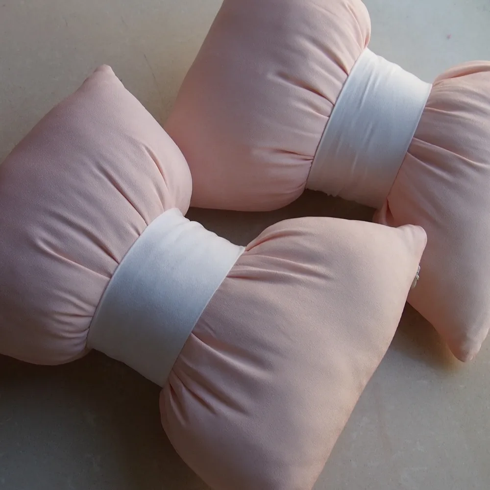 25*28cm/35X45CM pink bowknot cushion pillow back cushion sofa decorative throw pillow knot neck