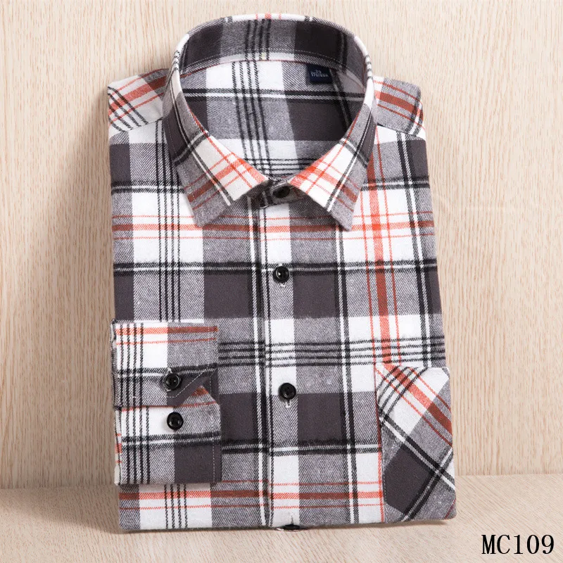 Новая Мужская Фланелевая рубашка в клетку размера плюс 5XL 6XL мягкая удобная Весенняя мужская приталенная деловая Повседневная рубашка с длинным рукавом