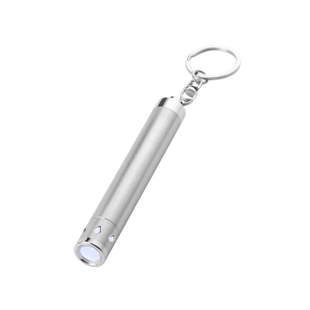 

ICOCO New Round Moon Shape Light Aluminium Alloy Mini Flashlight Led Flashlight Torch keychain With portable tail High Power