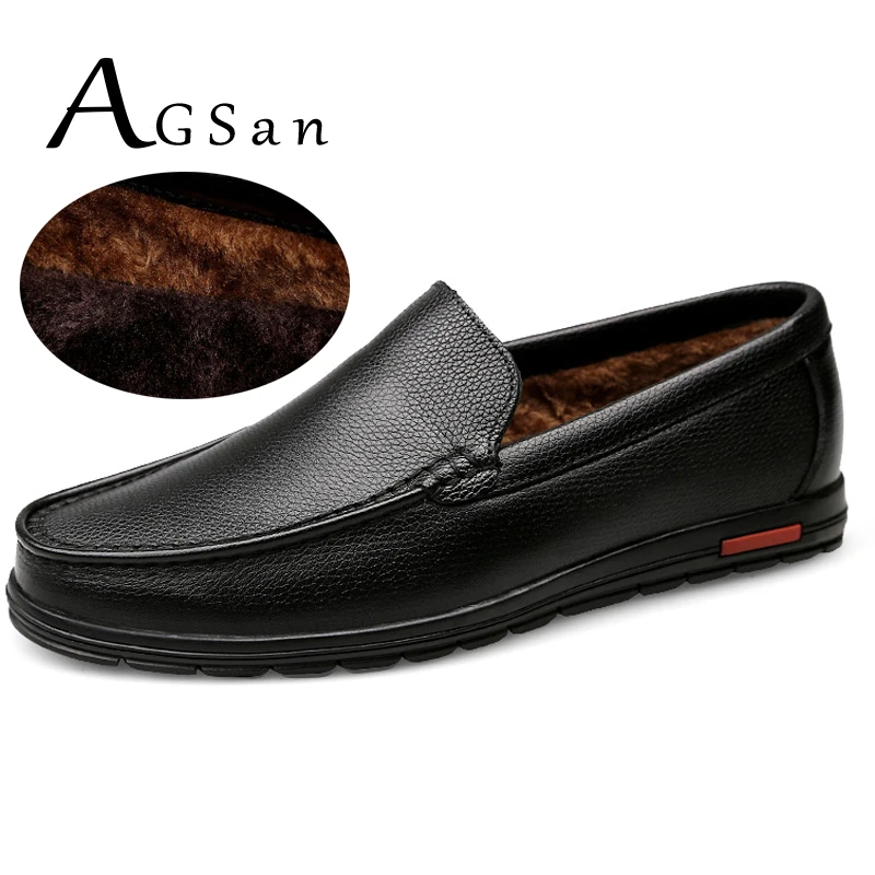 loafers with fur mens