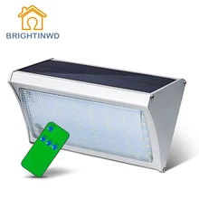 Светодиодный светильник на солнечной батарее с дистанционным управлением, для сада, для улицы, мощный, водонепроницаемый, Painel, датчик движения, энергосберегающая, беспроводная лампа