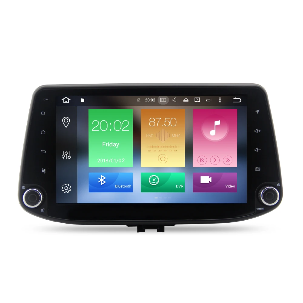 Cheap 4GB Android 9.0 Car Stereo DVD Player GPS Glonass Navigation For Hyundai i30 2016 2017 Video Multimedia Radio headunit 8