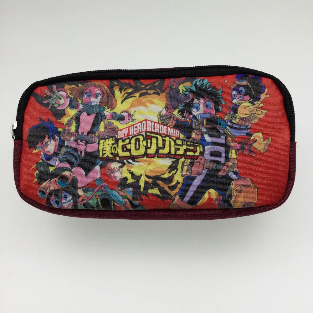 Аниме Boku no Hero Academia пенал чехол для мальчиков и девочек сумка монет косметичка