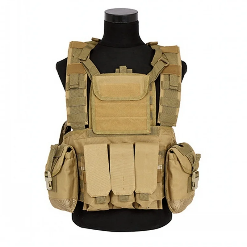 

Abay RRV USMC Military Airsoft Tactical Vest Hydration Plate Carrier Hunting Water Bag Pouch Combat Assualt Molle Vests