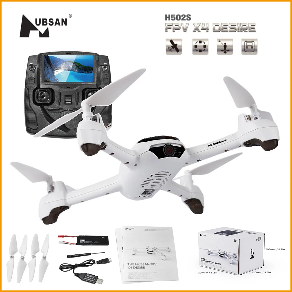 5.8G Hubsan X4 H502S FPV Drone With 720P Camera GPS