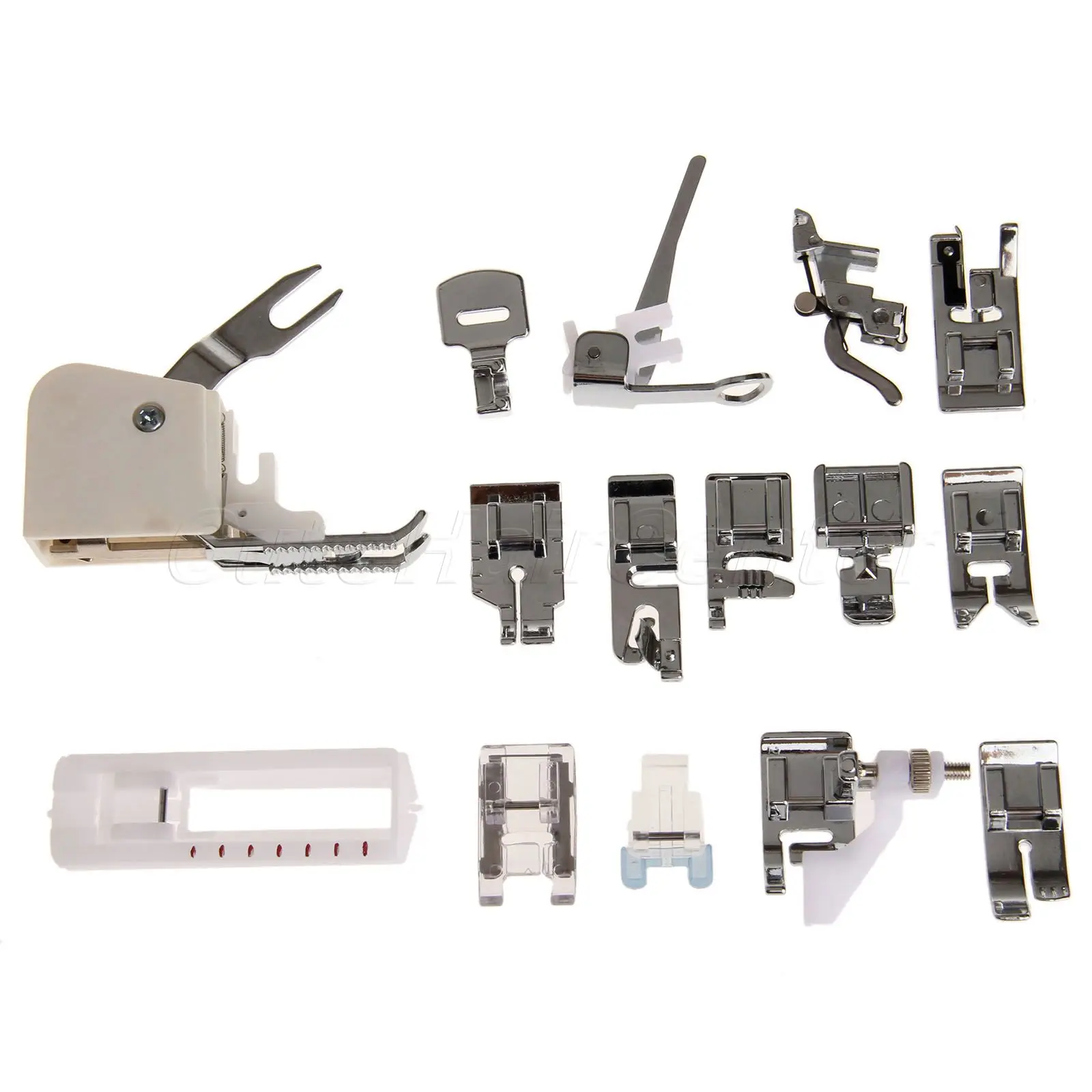 New High Quality 1 Set/15pcs Home Presser Foot Feet Set for Brother