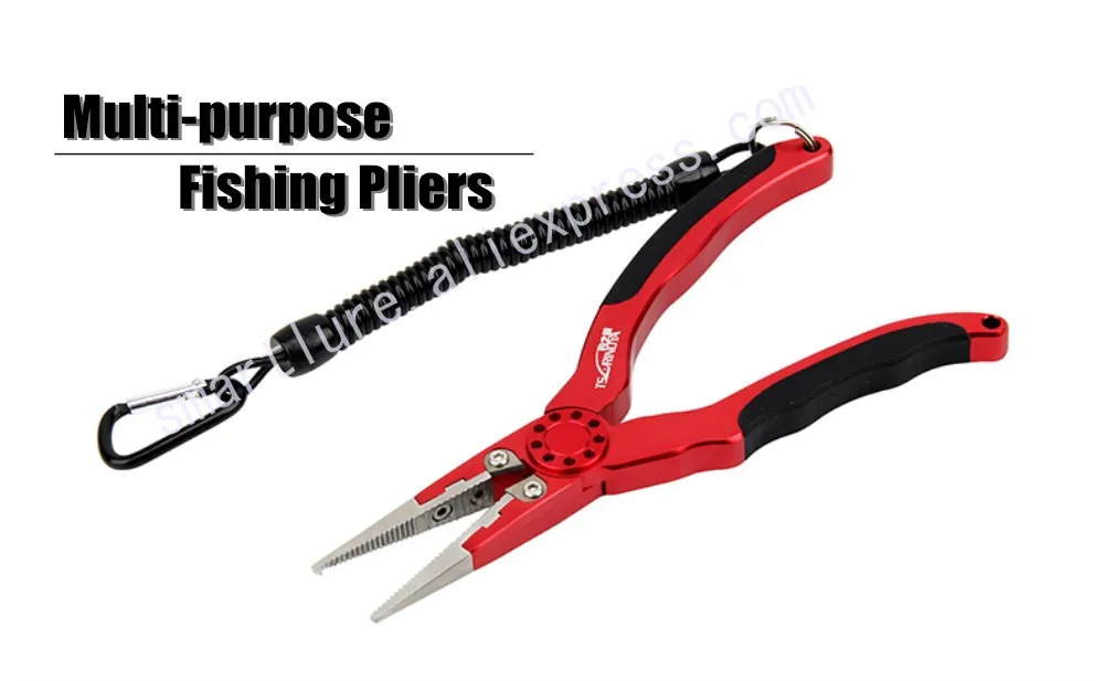 Liga de Alumínio Alicates de Pesca Ferramenta de Pesca Tsurinoya Conjuntos Leve Multi-purpose Split Anéis Cortador Gancho Removedor 115g 3 conjuntos 115g leve multi-purpose split anéis cortador