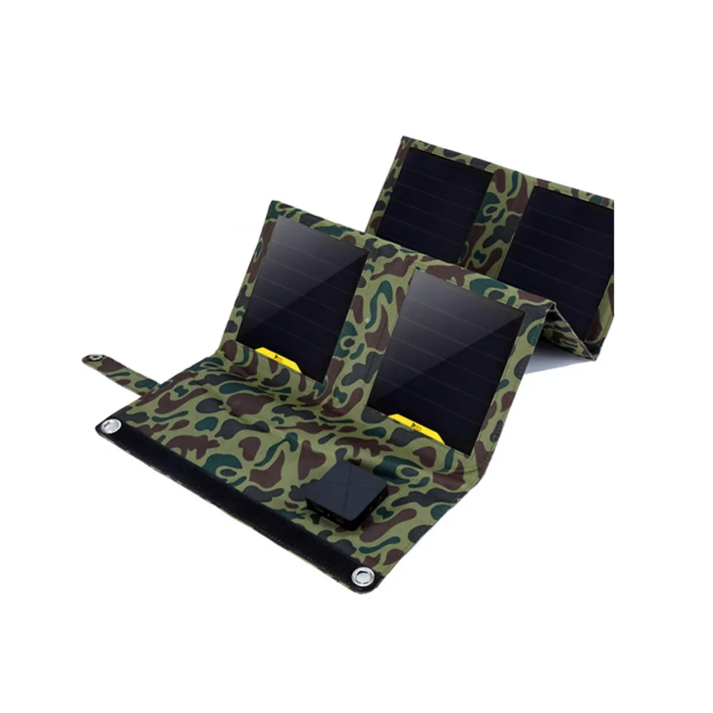 26W Universal Portable Folding Solar Panel Charger Travel hiking Camouflage Outdoor Mobile Power For Cell Phone Camera Laptop 7w folding solar panel charger for mobile phone camera more camouflage