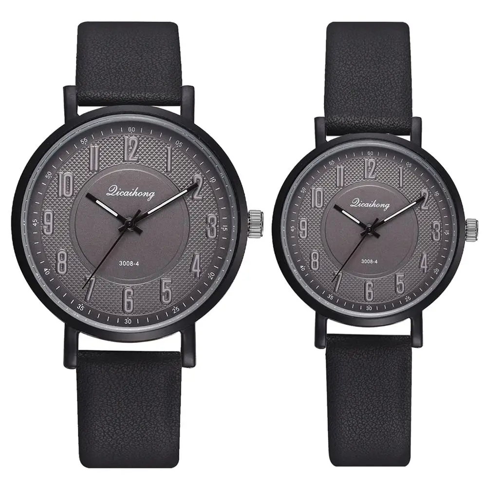 Часы для влюбленных 2 шт набор для женщин мужские модные кожаные Ретро дизайн кварцевые часы женские спортивные наручные часы relogio masculino