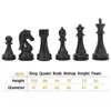 King Height 109mm Plastic Imitation Wooden Chess Pieces Set Metal Aggravation Chessman Plating Process Chess Pieces Board IA5 ► Photo 2/6