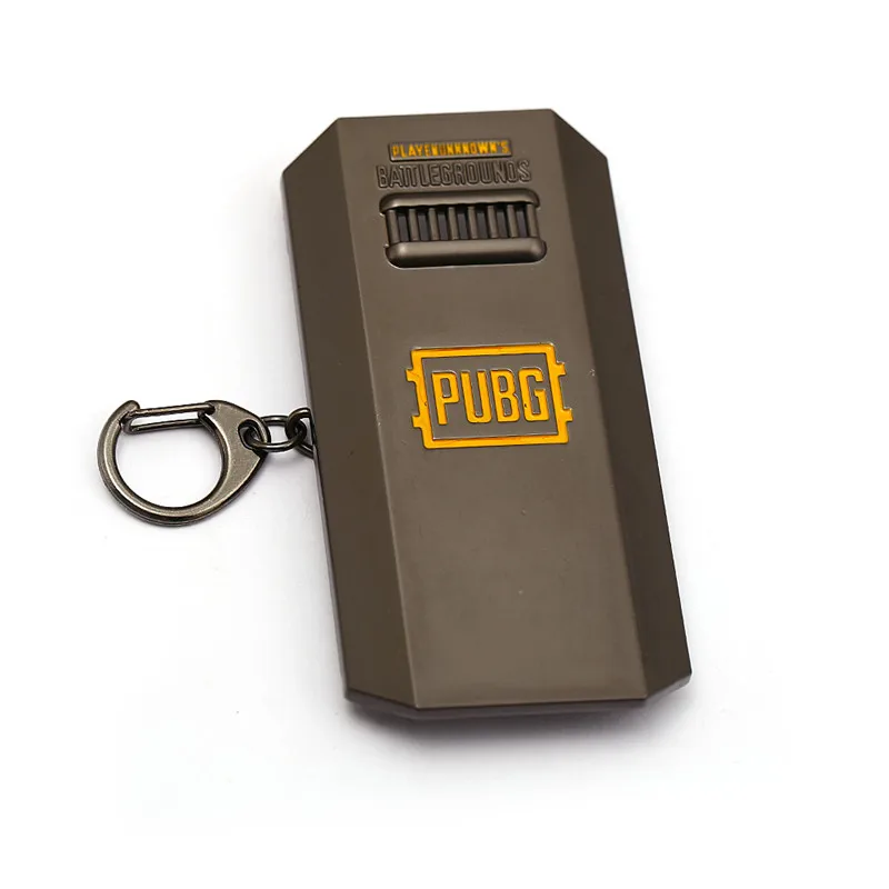Новый PUBG коробка брелок большая металлическая для лечения кулон Pubg взрыв ShieldKey