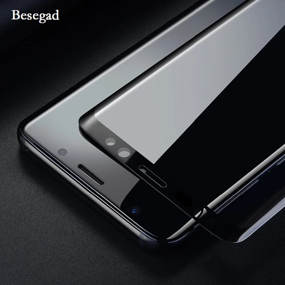 

Besegad 3D Curved Tempered Glass Screen Protector Full Cover Coverage Film High Definition for Samsung Galaxy S9/ S9 Plus Gadget