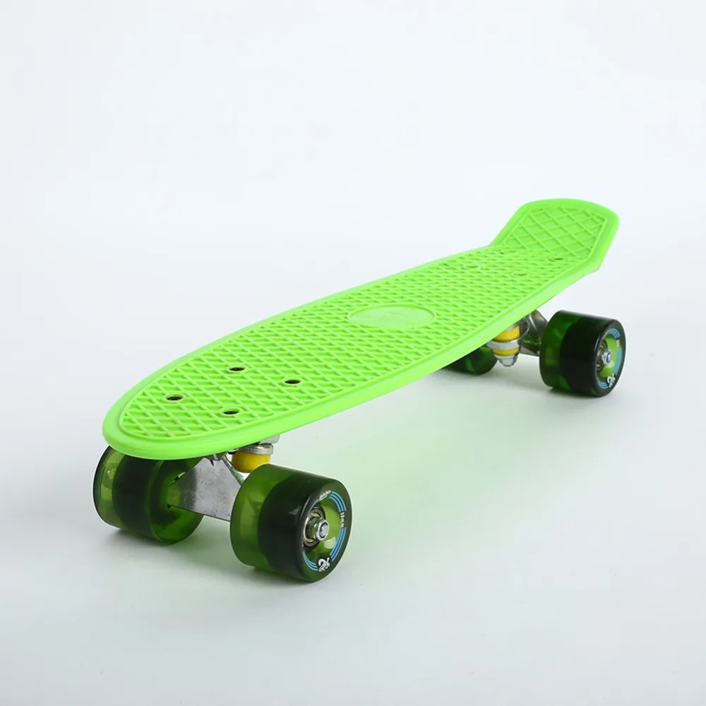 

3 style Skate Board Child Skateboard Maple wood Skateboard Single warping slide Four Wheel Scooter Teenagers Wood board pulley w