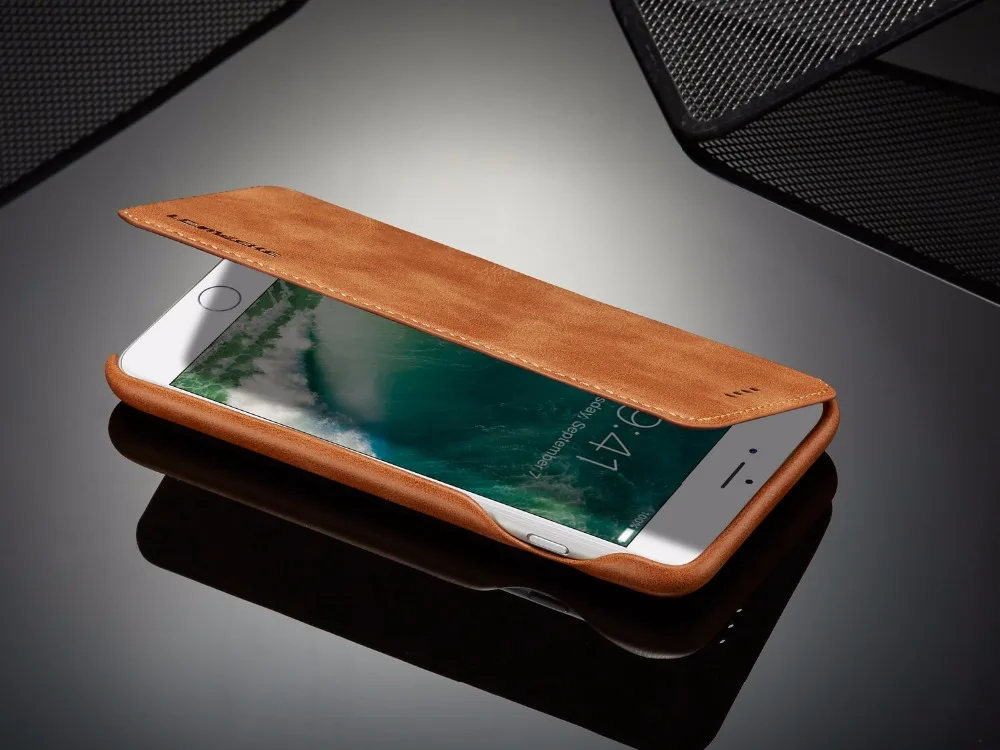 Чехол для Coque iPhone 7 8 7 плюс 8 плюс Модный черный кожаный флип-кошелек Чехол Держатель для карт Hoesjes чехол для Funda iPhone 8 plus