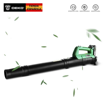 

DEKO DKBL06 Lithium Ion Battery Hair Dryer Rope Dryer 20V 1500mAh Lawn Mower Brush Cutter Blade