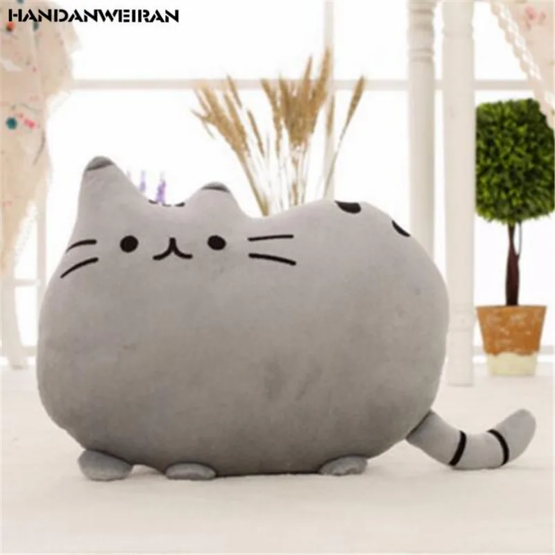 

100PCS/lots 25cm Fat Cat Plush Toys Animal Pillow Toy Cats For Kid Kawaii Cushion for kids Gifts HANDANWEIRAN