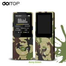 DOITOP X02 без потерь HIFI радио музыка MP3 плеер Поддержка TF карта FM Запись 8 Гб 1,8 дюймов Спорт TFT экран электронная книга музыкальный плеер A3