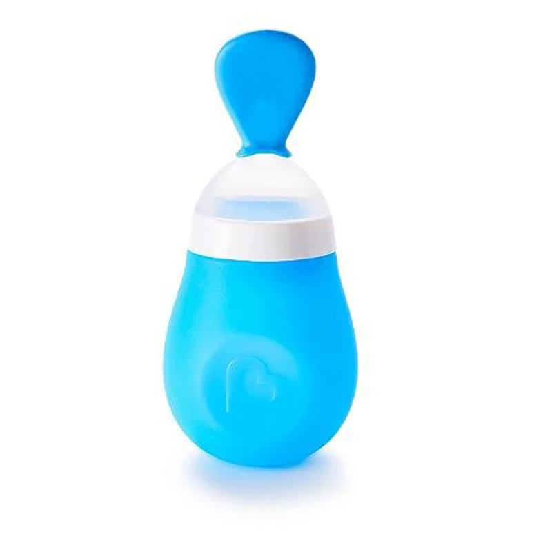 Munchkin Blue Squeezing Spoon Easy Baby Eating Food Unscrew Spoon Facilitate Loading Cleaning Cover Lid Keep Clean Avoid Mess Munchkin Blue Squeezing Spoon Easy Baby Eating Food Unscrew Spoon Facilitate Loading Cleaning Cover Lid Keep Clean Avoid Mess