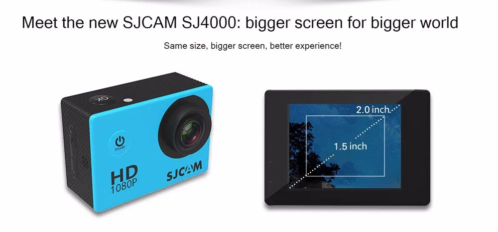 SJCAM SJ4000 экшн камера Спорт DV 2.0 дюймов Дайвинг 30 М Водонепроницаемый Крайняя Шлем мини Видеокамера SJ 4000 Cam HD 1080 P Действий Камеры