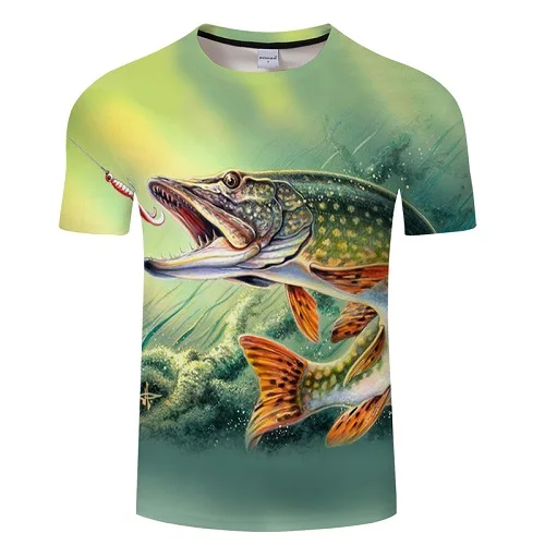 new men leisure 3d printing t shirt, funny fish printed men and women tshirt Hip hop T-shirt Harajuku Asian size s-6xl - Цвет: TX175