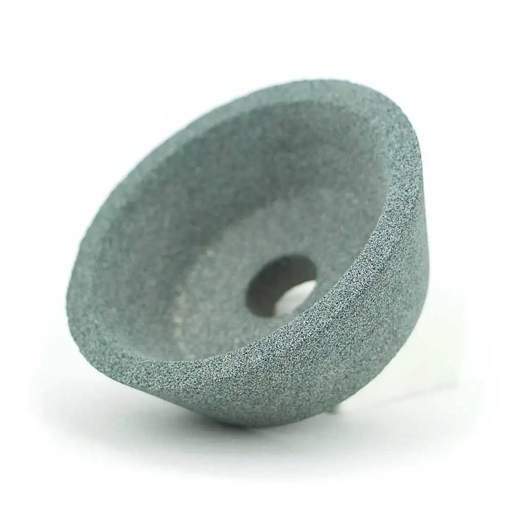 5pcs GC bowl shape grinding wheel Green silicon carbide abrasive wheel for tungsten carbide,gem stone,ceramic,glass PS020