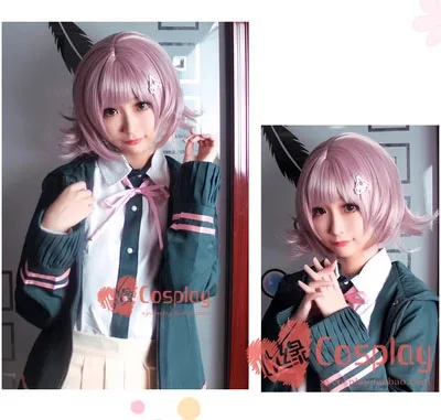 Аниме игры супер DanganRonpa 2 Косплей Костюм Chiaki Nanami косплей костюм куртка рубашка юбка галстук-бабочка унисекс на заказ