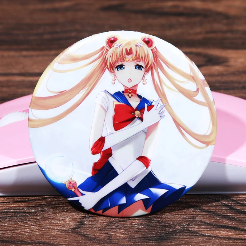 

FFFPIN 5.8cm Japan Classic Anime Badge Breastpin Pin Sailor Moon Small Lady Brooch Coin Icon Collect Room Backpack Decoration