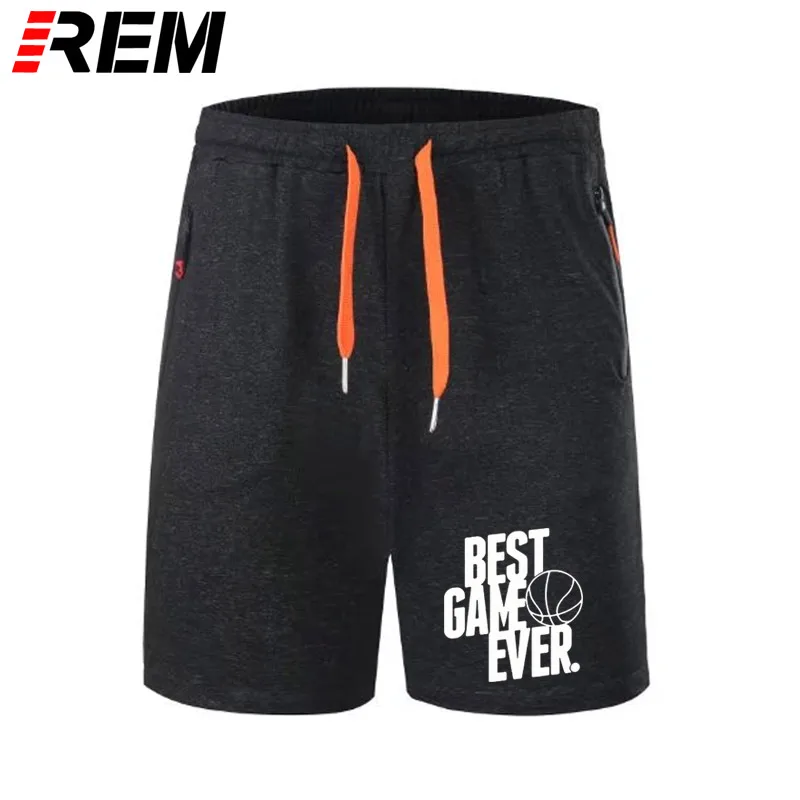 REM Короткие штаны Мужская одежда мультфильм хип хоп хлопок повседневные мужские баскетбольные мячи лучшая игра когда-либо хипстер шаблон печати трусики