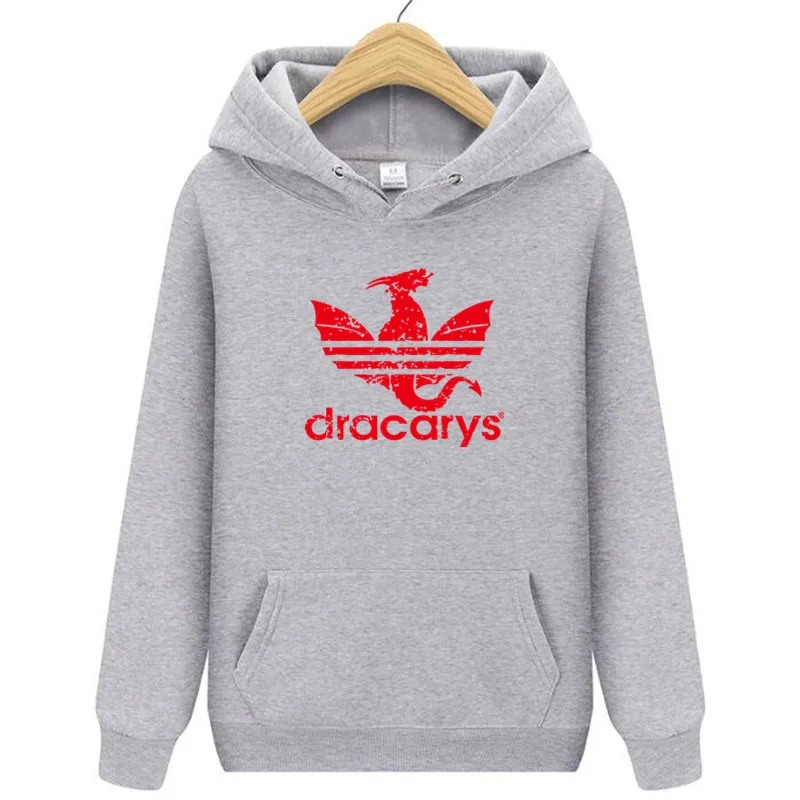 

Dracarys Vintage Style Hoodie Game Of Thrones Daenerys Drogon Fire Printed Hoody Sweatshirt For Man Woman Fleece Jumper Pullover