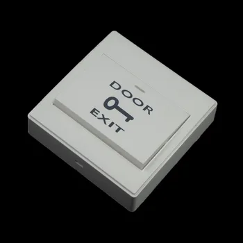 

86MM Electric Box Plastic Switch Exit Button Access Control Switch PUSH Button with Mounted Back Box Release Button for Access