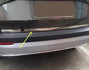 

For Skoda Karoq 2017 2018 Stainless Steel Rear Trunk Tail Gate Decoration Strip Cover Trim Car Styling Accessories Car Parts