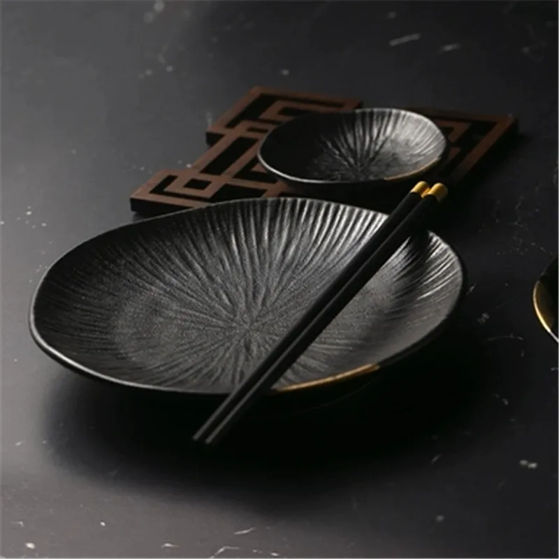 KINGLANG Wujin Moxi набор столовых приборов посуда бытовая керамические тарелки блюдо чаша соус