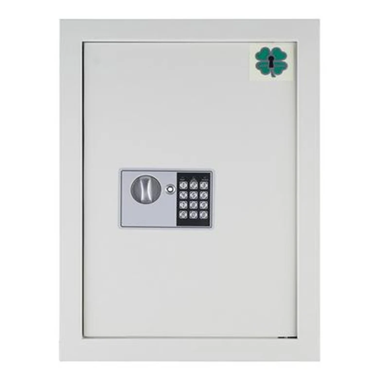 2Sets White Digital Entry Fire Proof Double Layers Electronic Wall Safe