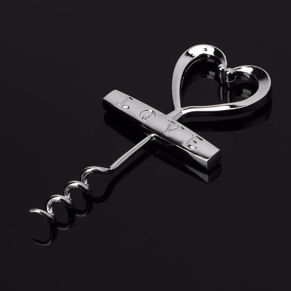 Buy 1Pc Love Heart Shaped Wine Corkscrew Opener